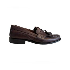 Bass Men’s Weejuns Clive Brown Loafer Tassel Kiltie Leather Dress Shoes …